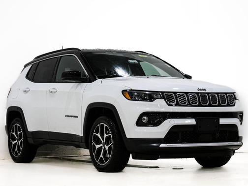 Bright White Clearcoat 2025 Jeep Compass Limited
