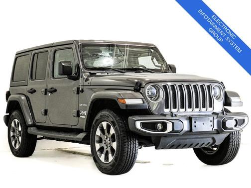 Granite Crystal Metallic Clearcoat 2018 Jeep Wrangler Unlimited Sahara