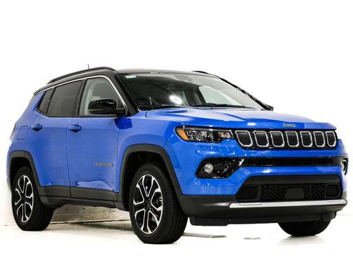 Laser Blue Pearlcoat 2022 Jeep Compass Limited