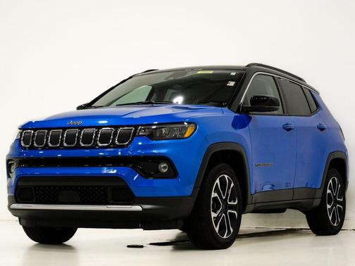 Laser Blue Pearlcoat 2022 Jeep Compass Limited