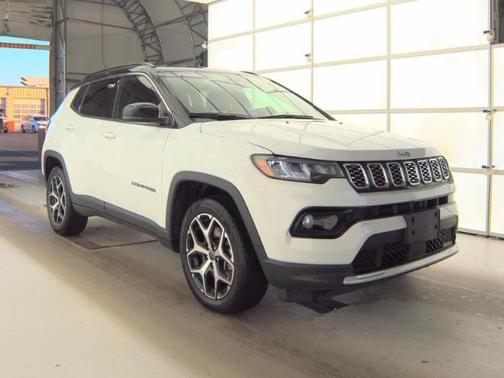 Bright White Clearcoat 2025 Jeep Compass Limited