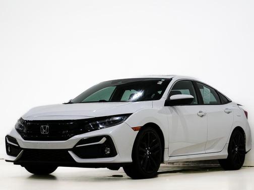 Platinum White Pearl 2020 Honda Civic Si Base