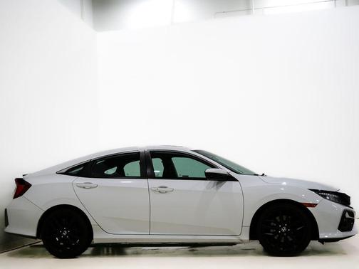 Platinum White Pearl 2020 Honda Civic Si Base