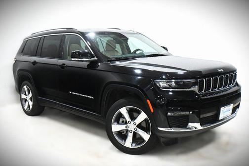 Diamond Black Crystal Pearlcoat 2021 Jeep Grand Cherokee L Limited