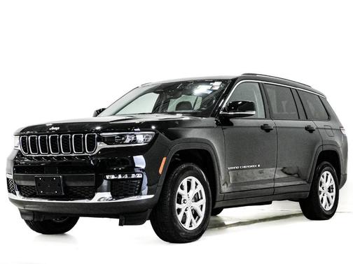Diamond Black Crystal Pearlcoat 2022 Jeep Grand Cherokee L Limited