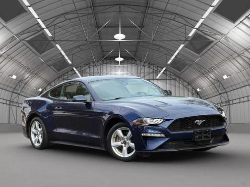 Blue 2018 Ford Mustang EcoBoost