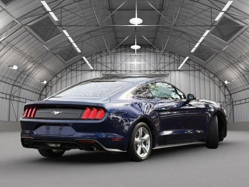 Blue 2018 Ford Mustang EcoBoost