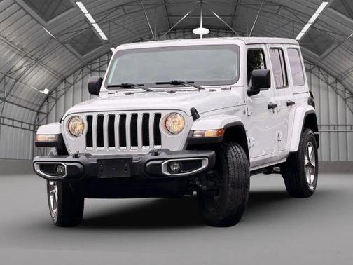 White 2020 Jeep Wrangler Unlimited Sahara