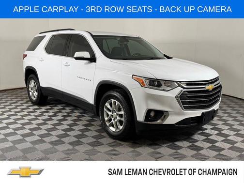 Summit White 2019 Chevrolet Traverse LT Cloth
