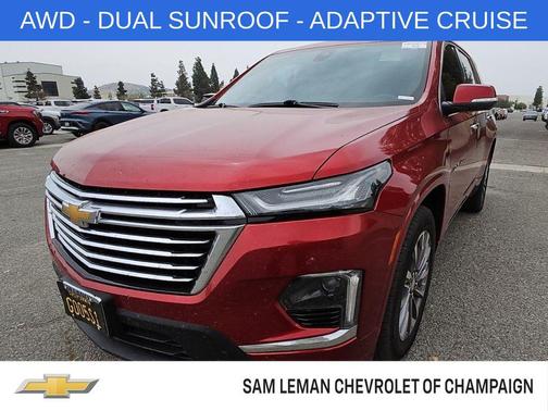 Radiant Red Tintcoat 2023 Chevrolet Traverse Premier