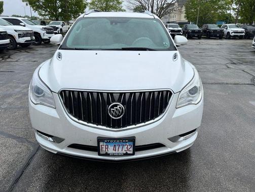 White Frost Tricoat 2017 Buick Enclave Leather