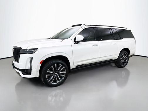 Crystal White Tricoat 2022 Cadillac Escalade ESV Sport Platinum