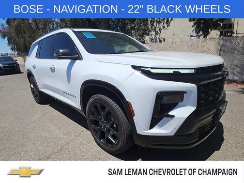 Summit White 2024 Chevrolet Traverse RS