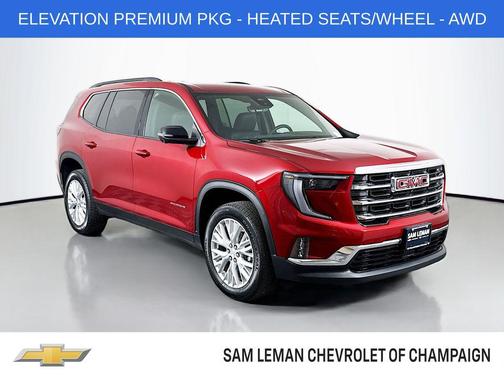 Volcanic Red Tintcoat 2026 GMC Acadia Elevation AWD