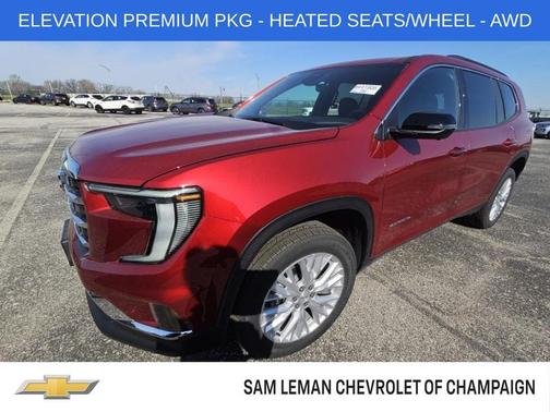 Volcanic Red Tintcoat 2026 GMC Acadia Elevation AWD