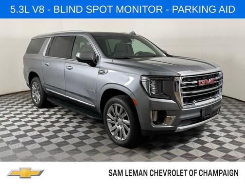 Satin Steel Metallic 2021 GMC Yukon XL SLT