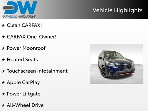Dark Blue Pearl 2019 Subaru Forester Sport