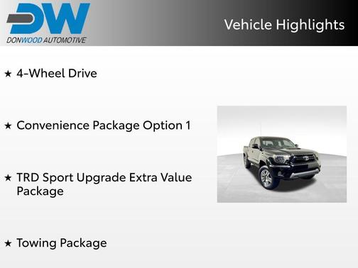 Black 2012 Toyota Tacoma Base