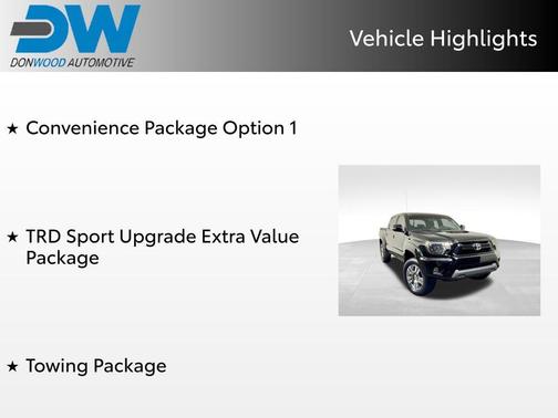 Black 2012 Toyota Tacoma Base