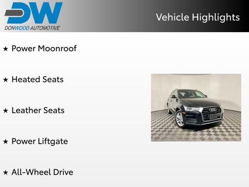 Brilliant Black 2016 Audi Q3 2.0T Premium Plus