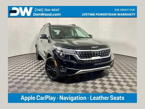 Cherry Black 2022 Kia Seltos Nightfall Edition