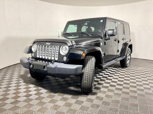 Black Clearcoat 2017 Jeep Wrangler Unlimited Sahara