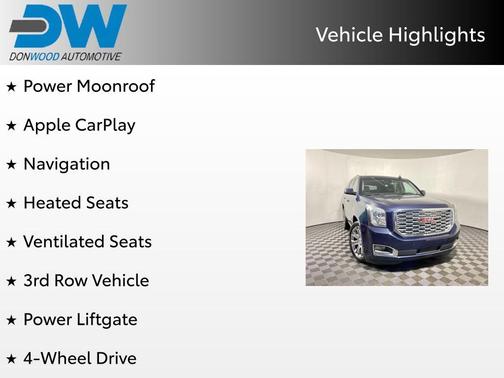 Dark Sapphire Blue Metallic 2018 GMC Yukon Denali