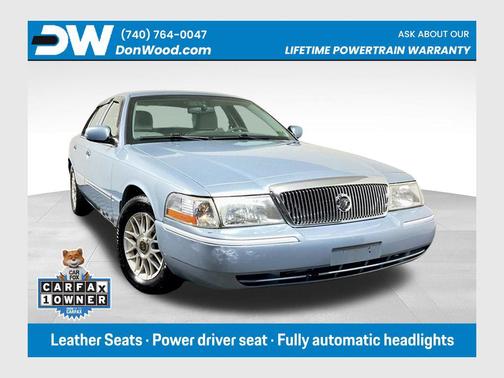 Light Ice Blue Clearcoat Metallic 2003 Mercury Grand Marquis LS