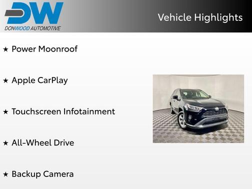 Midnight Black Metallic 2019 Toyota RAV4 XLE
