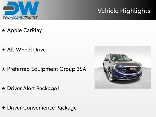 Blue Steel Metallic 2019 GMC Terrain SLE