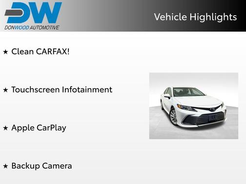 White 2022 Toyota Camry LE