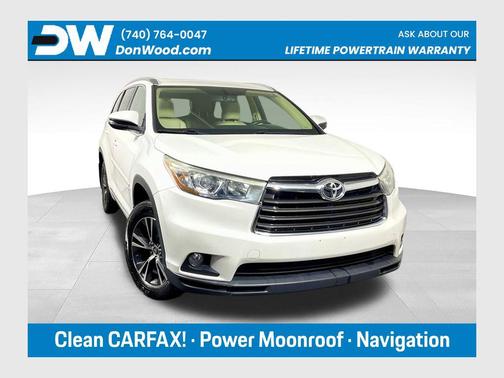Blizzard Pearl 2016 Toyota Highlander XLE
