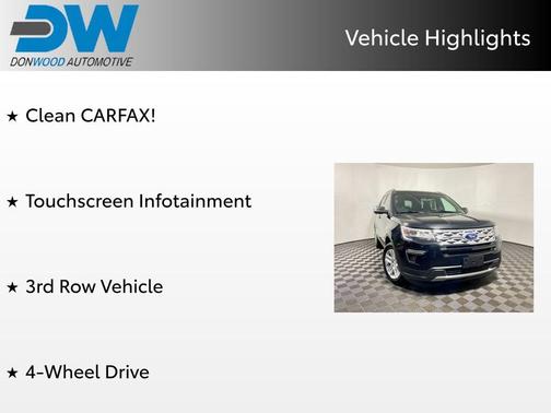 Shadow Black 2018 Ford Explorer XLT