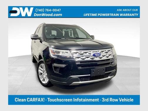 Shadow Black 2018 Ford Explorer XLT