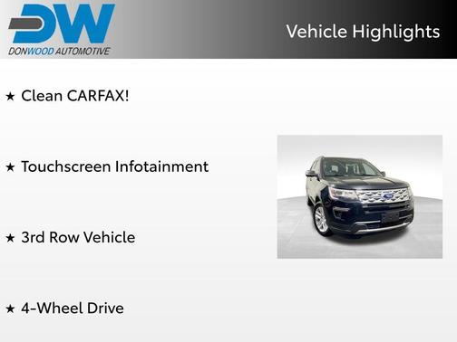 Shadow Black 2018 Ford Explorer XLT