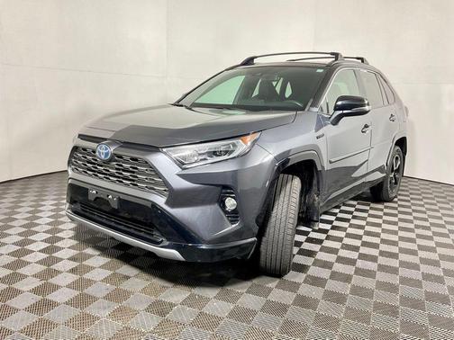 Magnetic Gray Metallic w/Midnight Black Roof 2020 Toyota RAV4 Hybrid SE