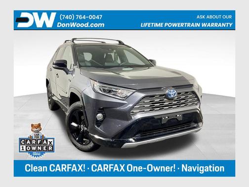 Magnetic Gray Metallic w/Midnight Black Roof 2020 Toyota RAV4 Hybrid SE