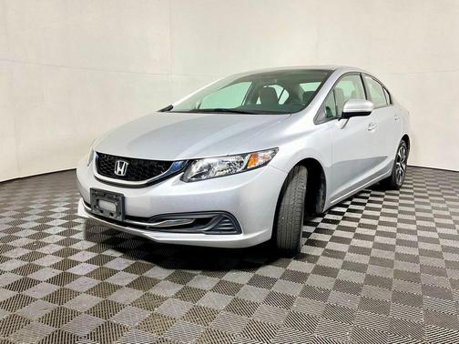 Alabaster Silver Metallic 2015 Honda Civic EX