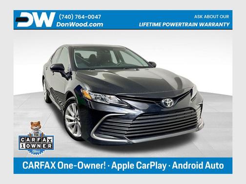 Midnight Black Metallic 2022 Toyota Camry LE