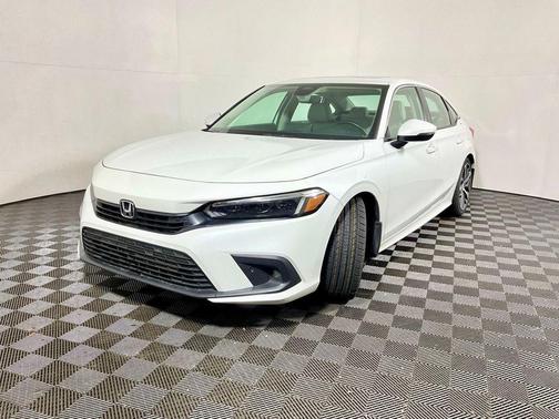 Platinum White Pearl 2023 Honda Civic Touring