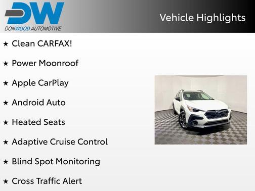 Crystal White Pearl 2025 Subaru Crosstrek Premium