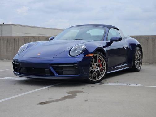 Gentian Blue Metallic 2024 Porsche 911 Targa 4 GTS