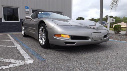 Gray 2002 Chevrolet Corvette Base