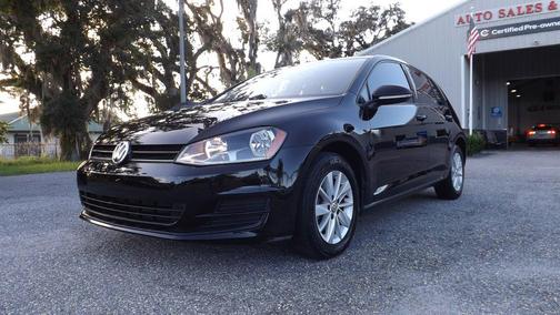 Black 2016 Volkswagen Golf TSI S 4-Door
