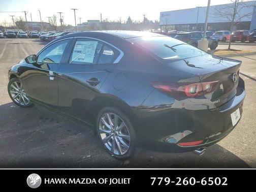 Jet Black Mica 2026 Mazda Mazda3 FWD w/Preferred Package
