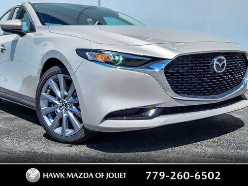 Platinum Quartz Metallic 2026 Mazda Mazda3 FWD w/Preferred Package