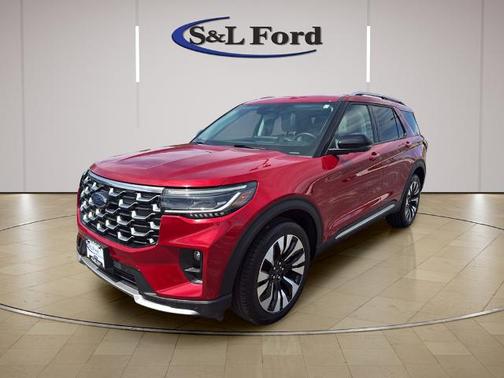 RAPID RED MET TINTED CC 2025 Ford Explorer PLATINUM