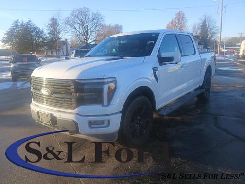 STAR WHITE MET TRI-COAT 2024 Ford F-150 PLATINUM Truck