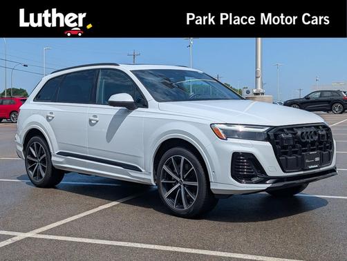 Glacier White Metallic 2025 Audi Q7 45 Premium Plus