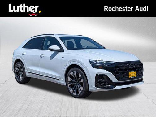 Glacier White Metallic 2026 Audi Q8 55 Premium Plus